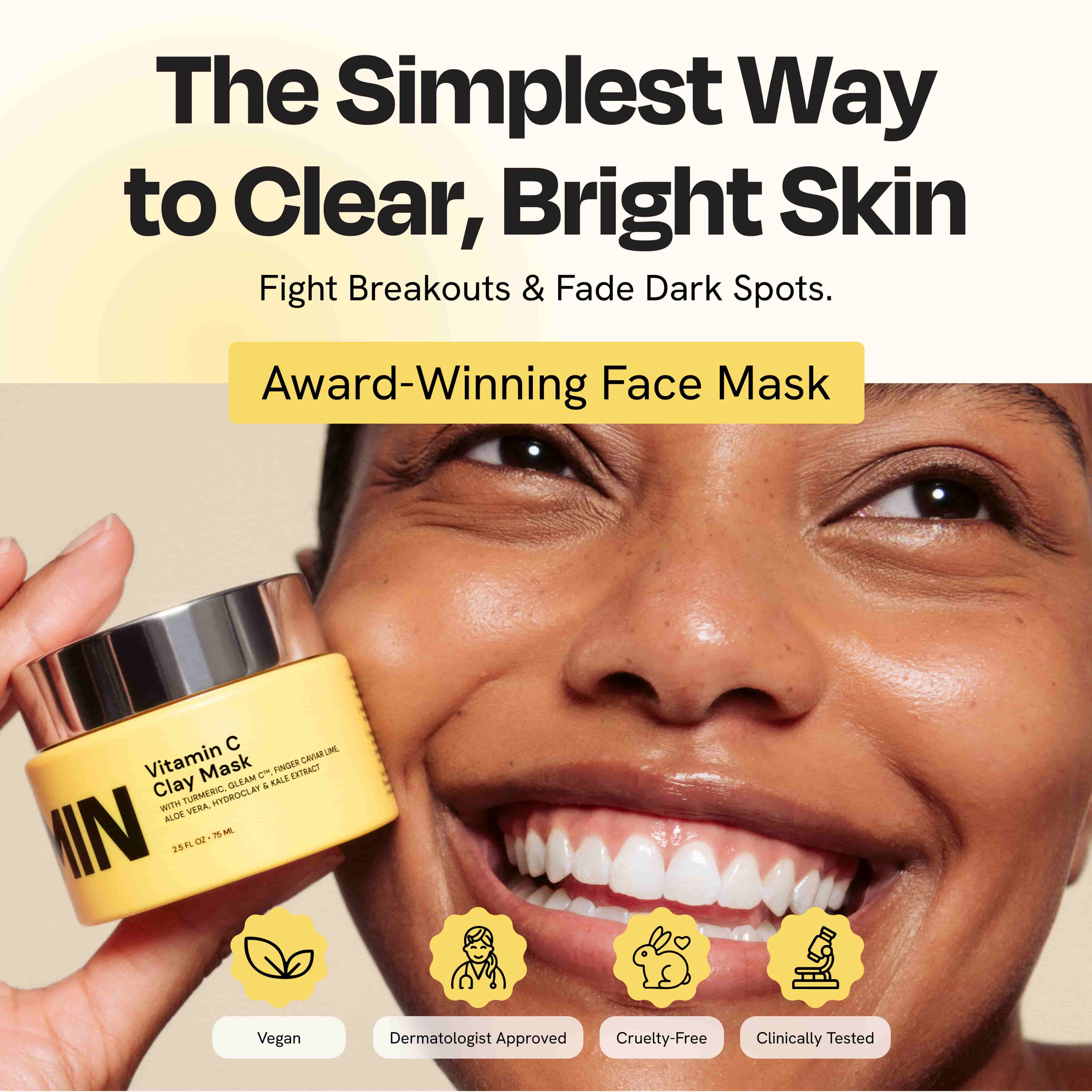 Vitamin C Clay Mask - PureNaturalRadiance.com