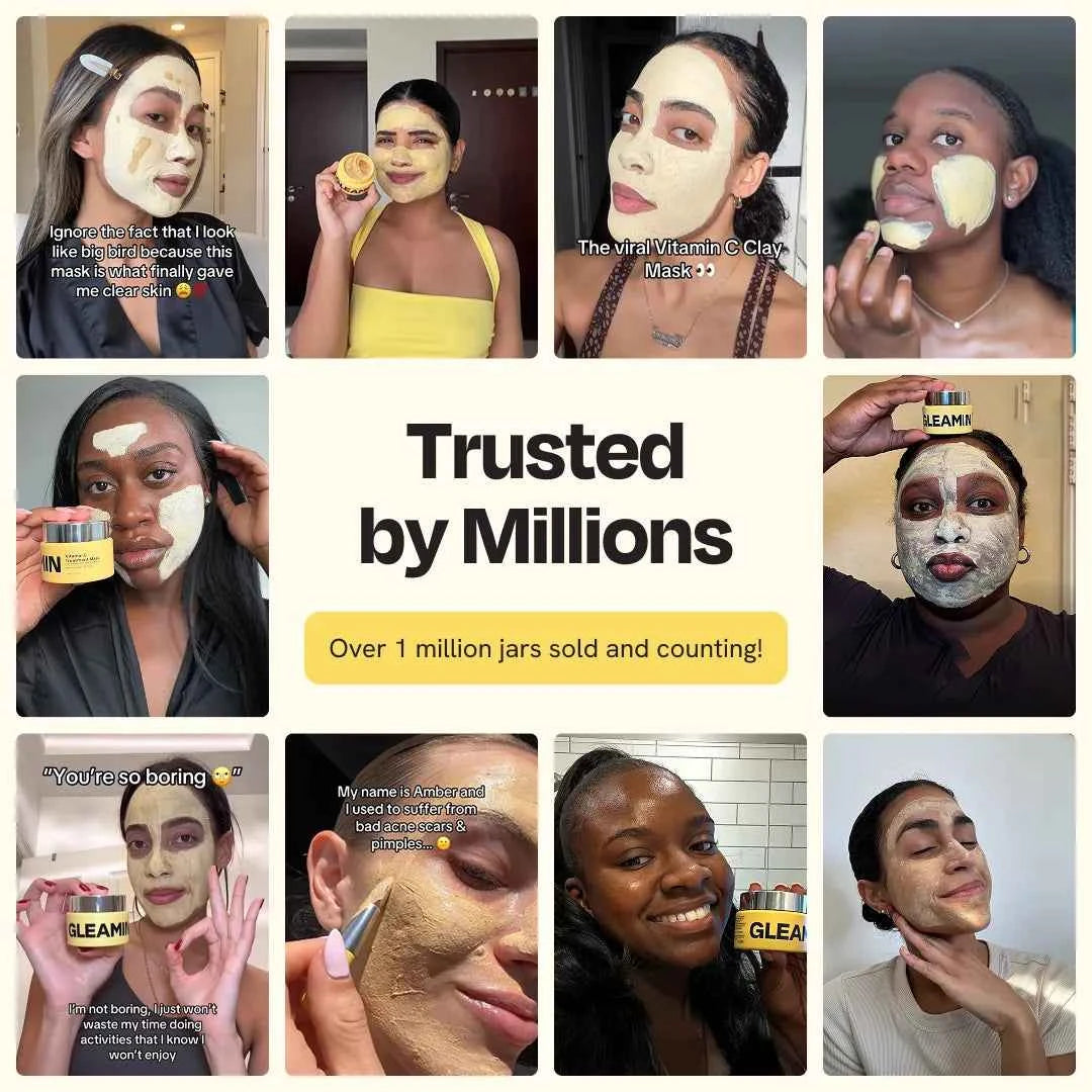Vitamin C Clay Mask for Radiant Skin and Deep Cleansing