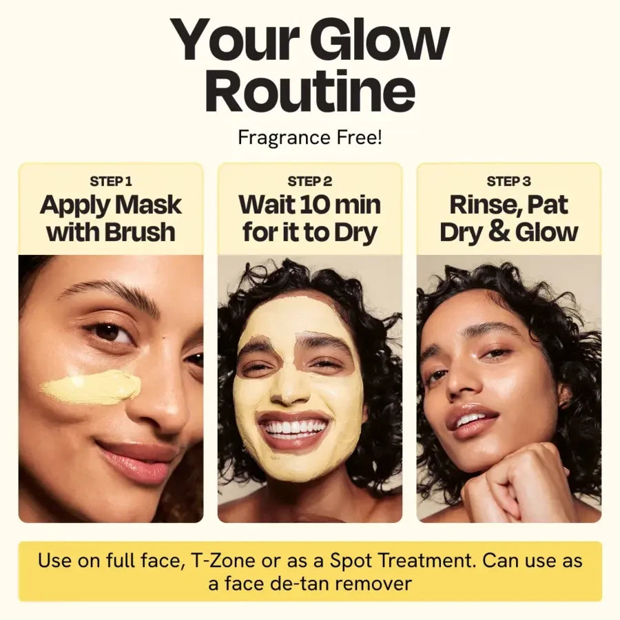 Vitamin C Clay Mask for Radiant Skin and Deep Cleansing