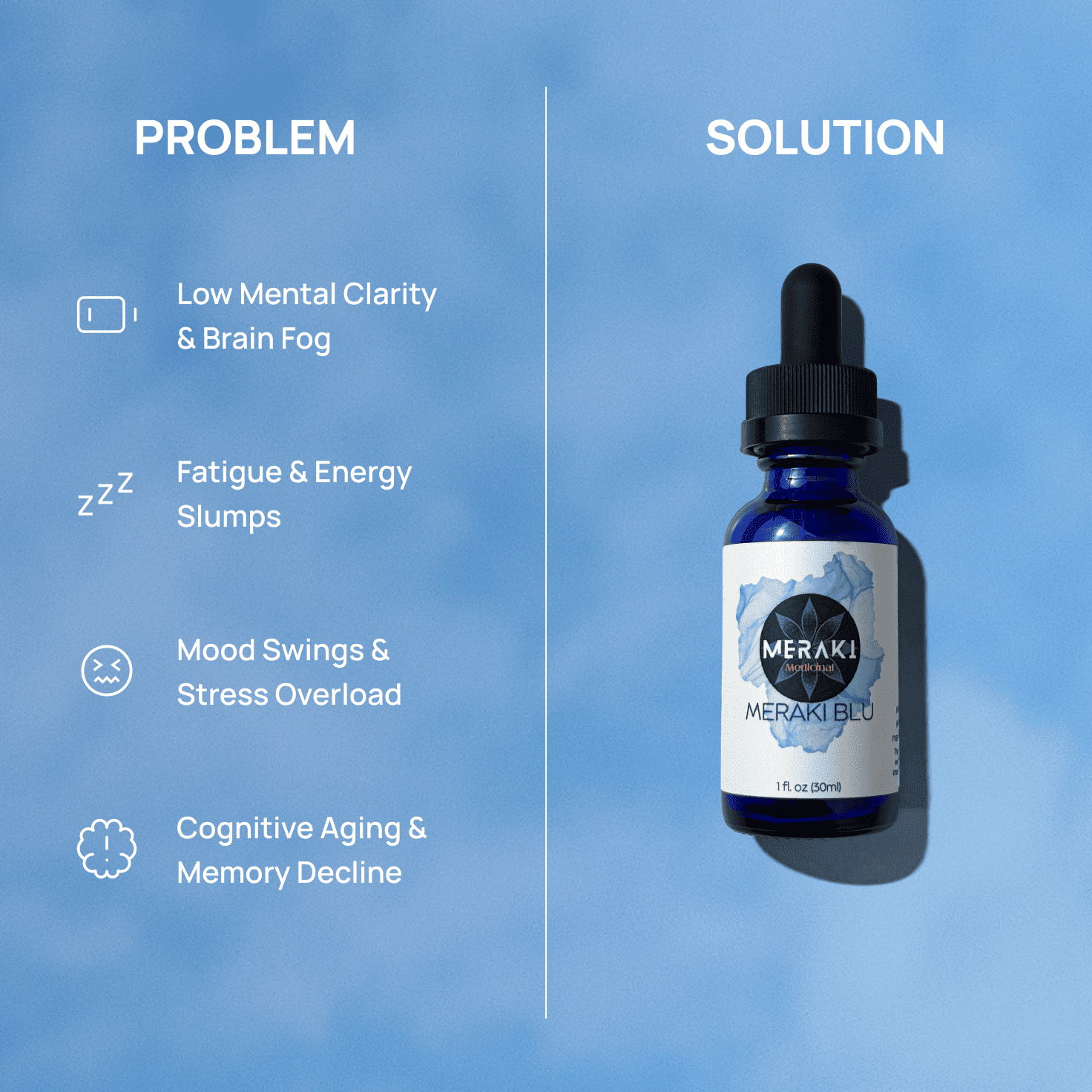 Meraki Blu Methylene Blue 150mg - USP Grade Antioxidant Support