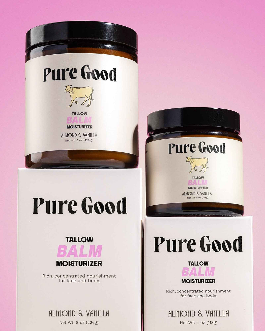 Almond + Vanilla Tallow Balm