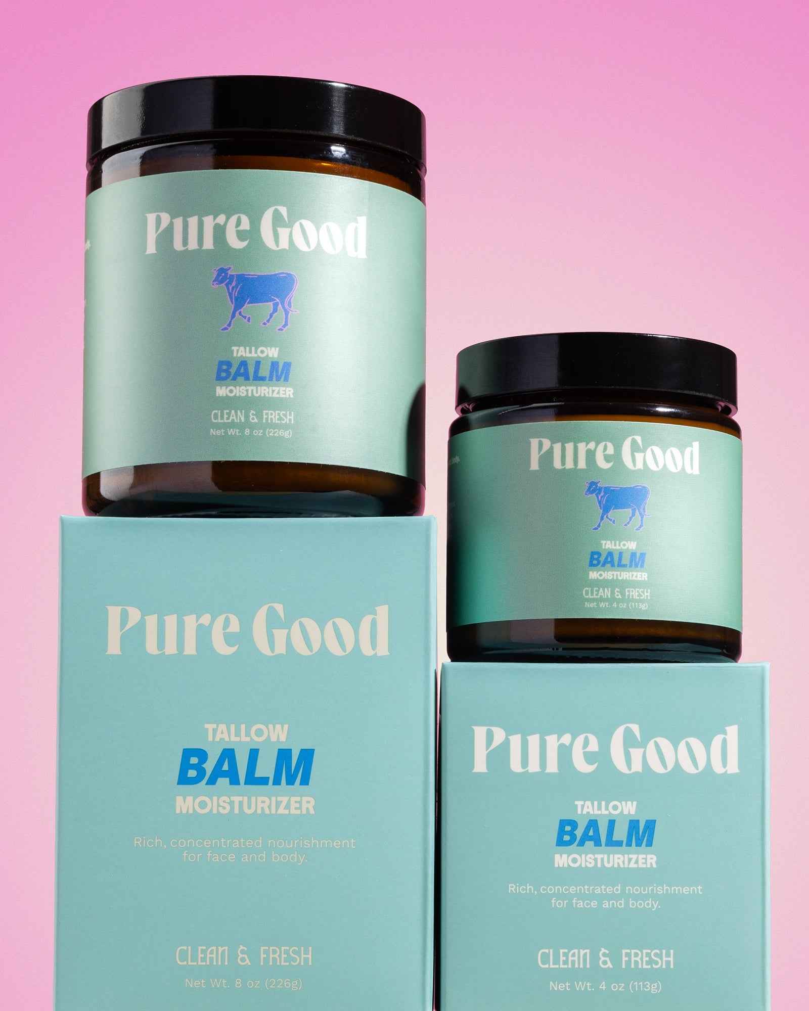 Clean & Fresh Tallow Balm - Cleansing & Acne Prone Skin