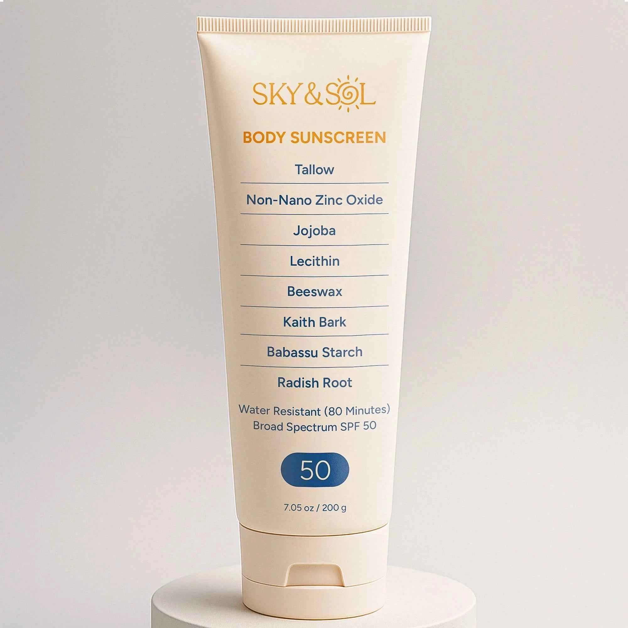 XL Sky and Sol Sunscreen SPF 50 - Ultra Protection Body Sunscreen 7.05 oz
